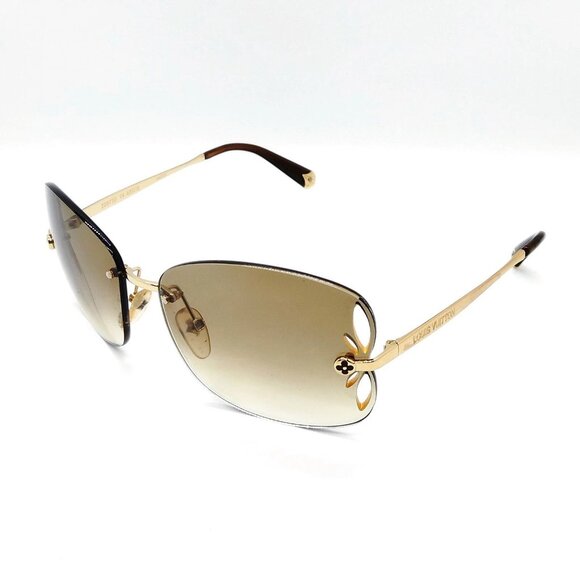 Louis Vuitton Sunglasses Z0371U Women's Gold mon-458-092225 - Picture 1 of 9